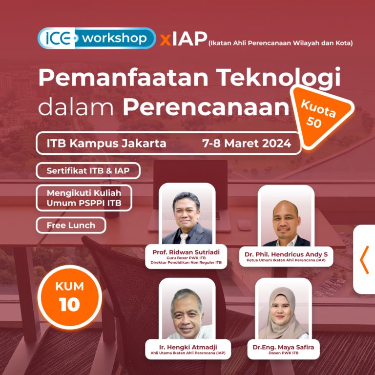 Workshop PWK : Pemanfaatan Teknologi dalam Perencanaan