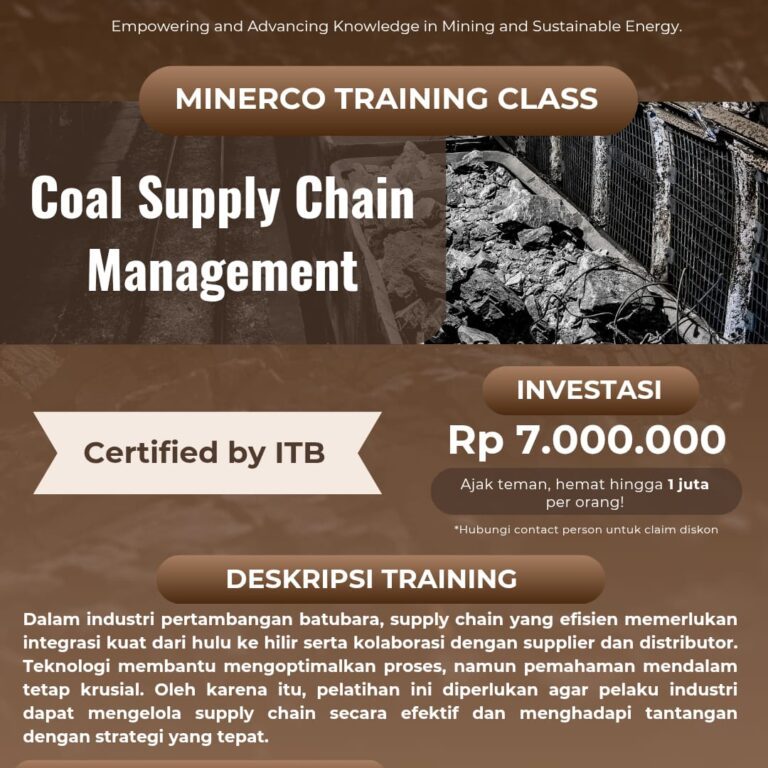 MINERCO TRAINING CLASS: Coal Supply Chain Management