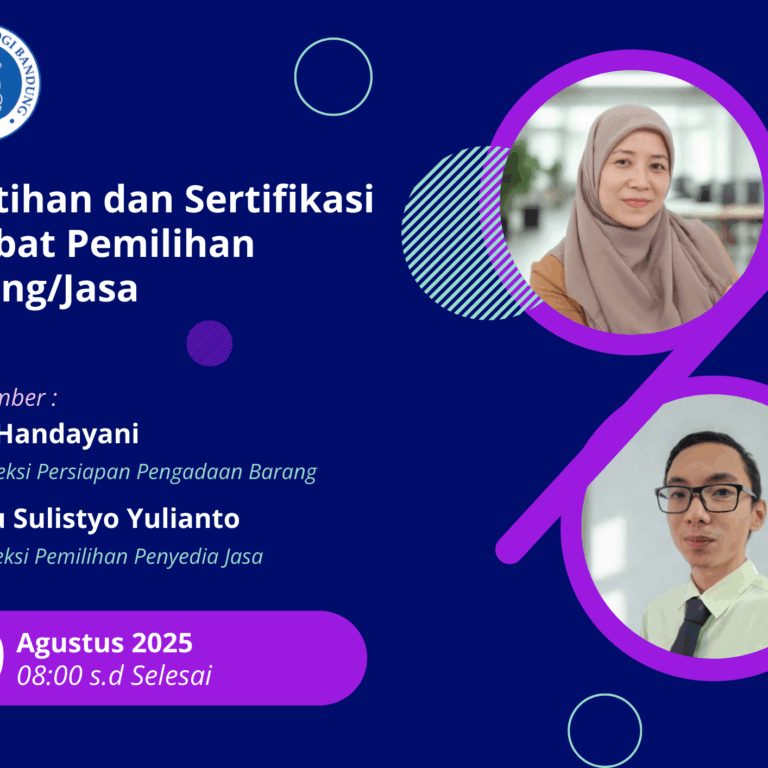 Pelatihan dan Sertifikasi Pejabat Pemilihan Barang/Jasa