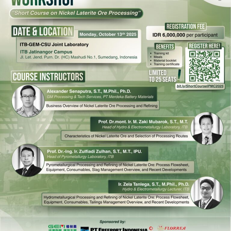Short Course on Nickel Laterite Processing