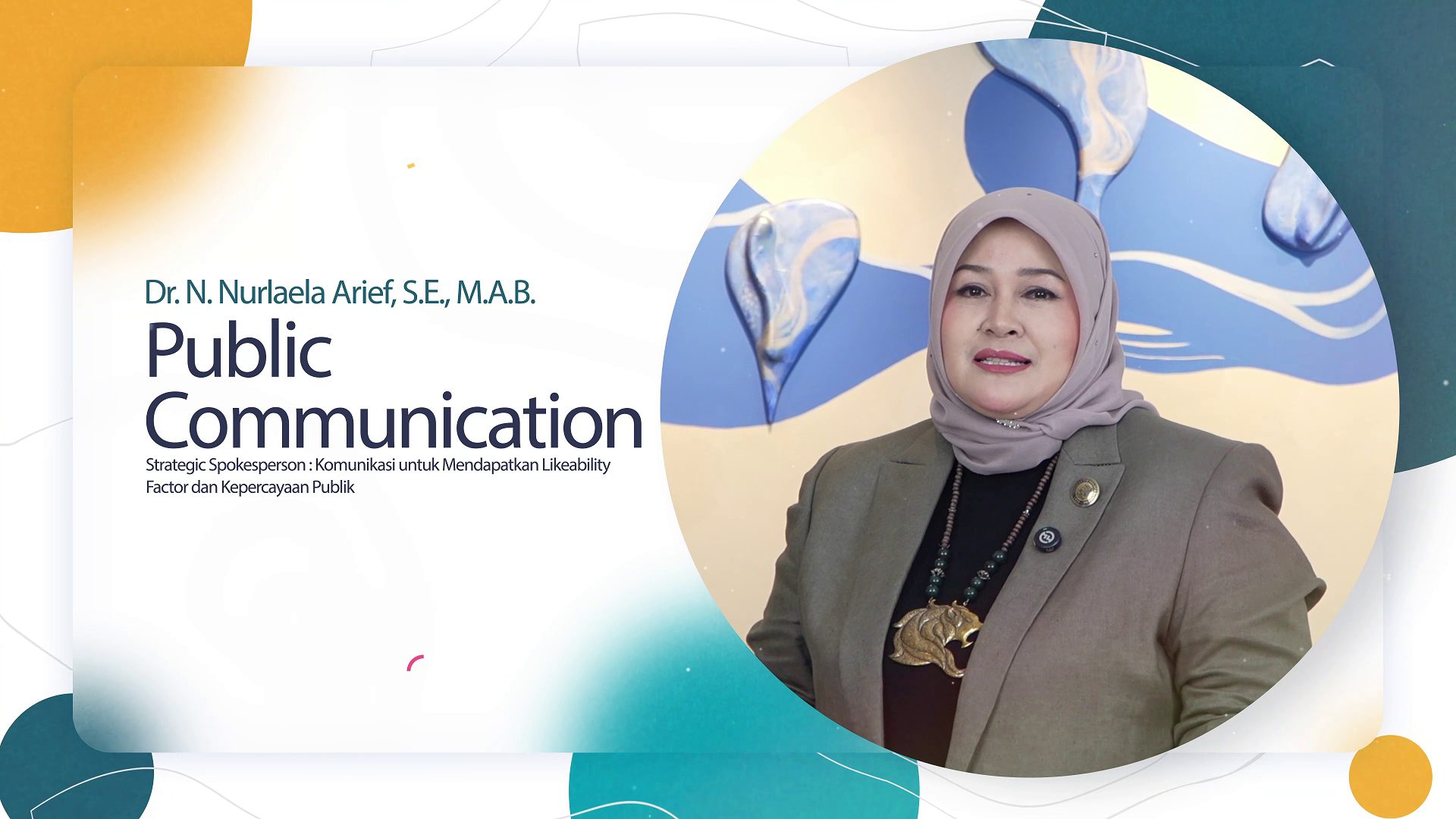 ICE Masterclass: Strategic Spokesperson : Komunikasi untuk Mendapatkan Likeability Factor dan Kepercayaan Publik