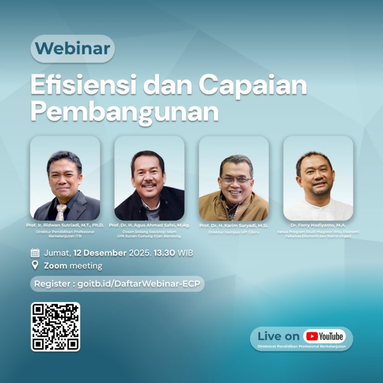 Webinar Efisiensi dan Capaian Pembangunan
