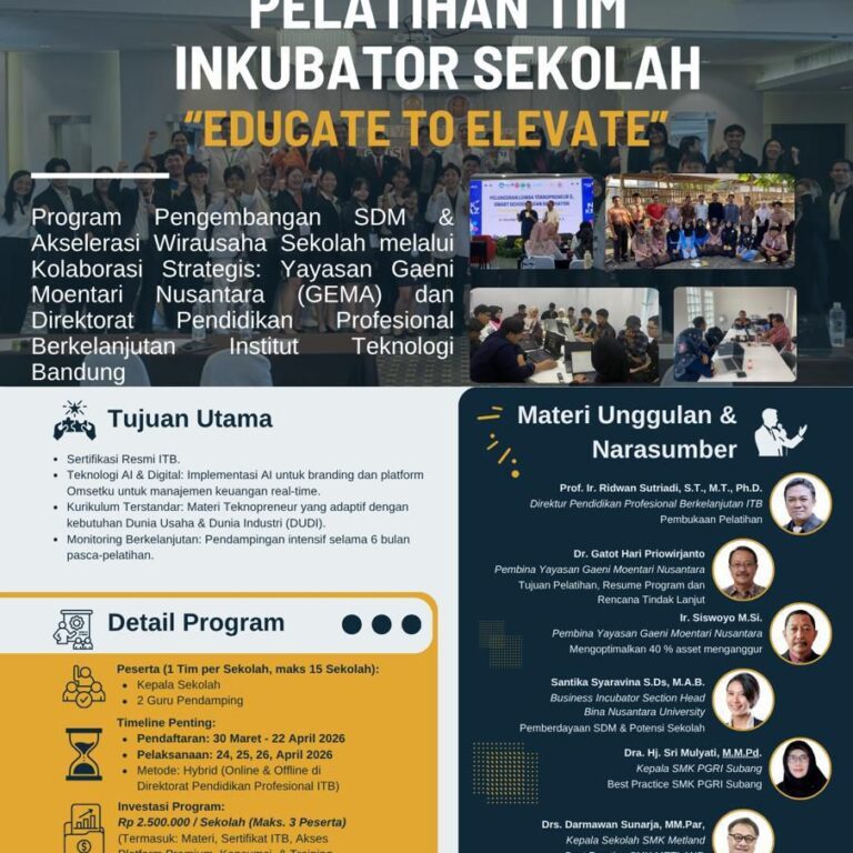 Terlindungi: Pelatihan Tim Inkubator Sekolah