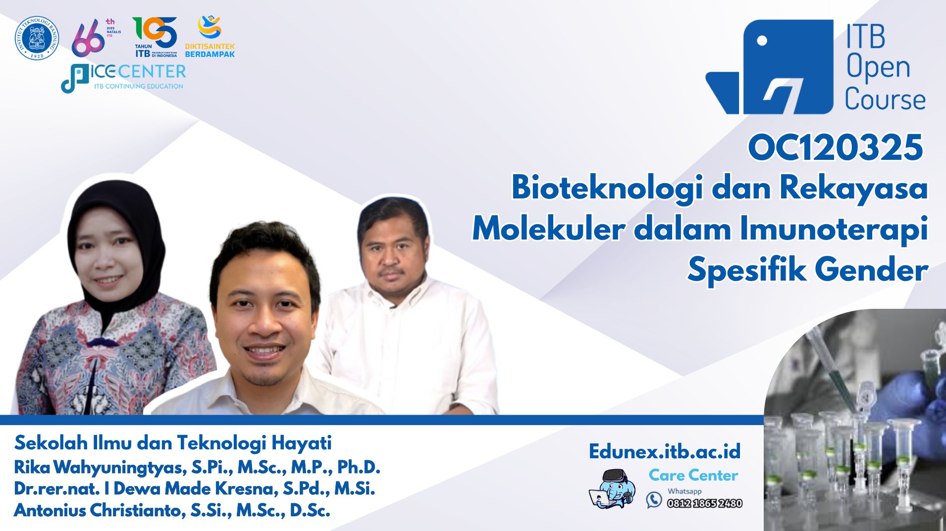 Terlindungi: Bioteknologi dan Rekayasa Molekuler