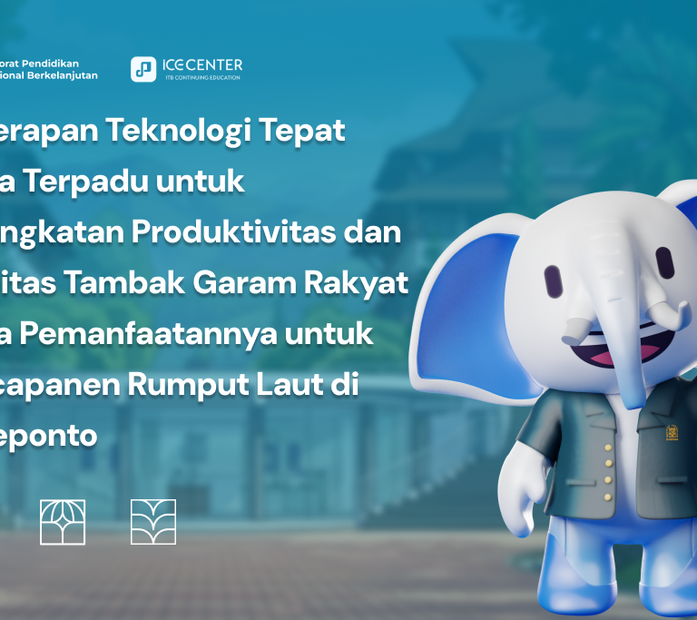 Penerapan Teknologi Tepat Guna Terpadu untuk Peningkatan Produktivitas dan Kualitas Tambak Garam Rakyat serta Pemanfaatannya untuk Pascapanen Rumput Laut di Jeneponto