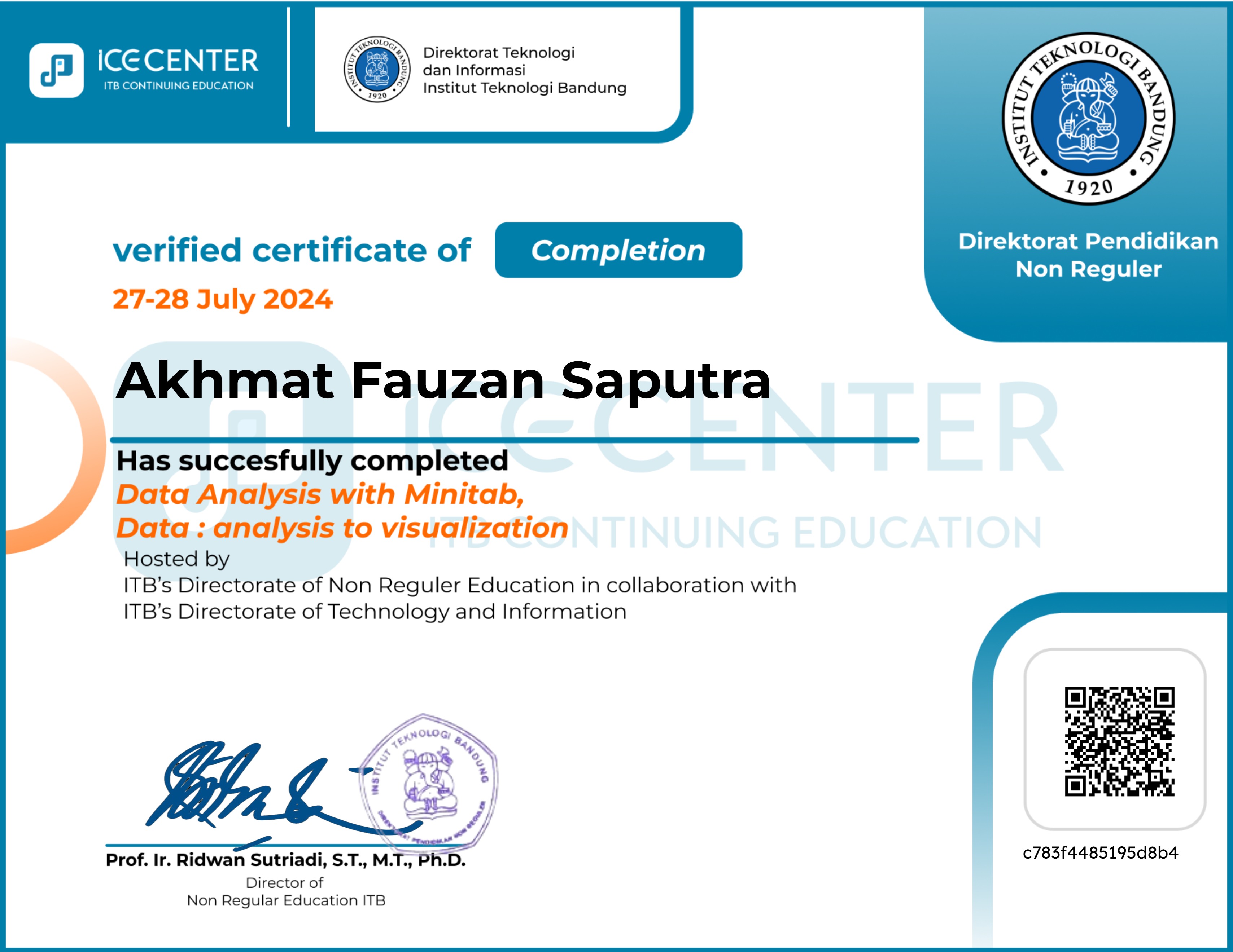 Data Analysis with Minitab
