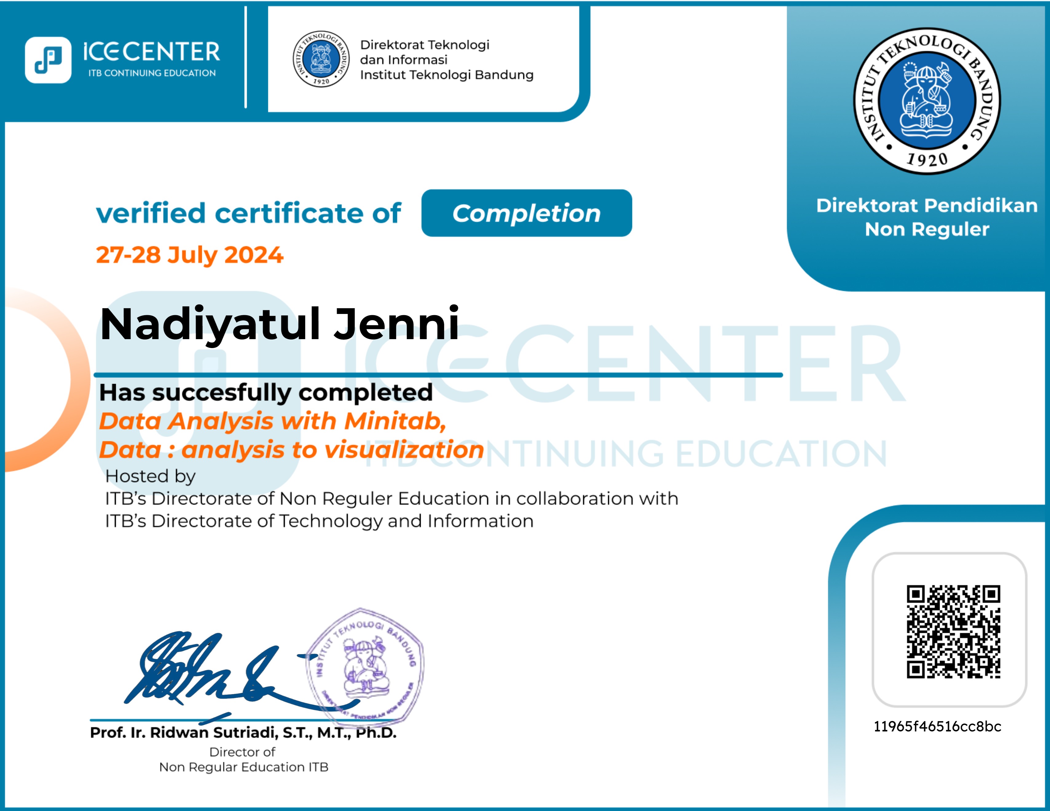 Data Analysis with Minitab