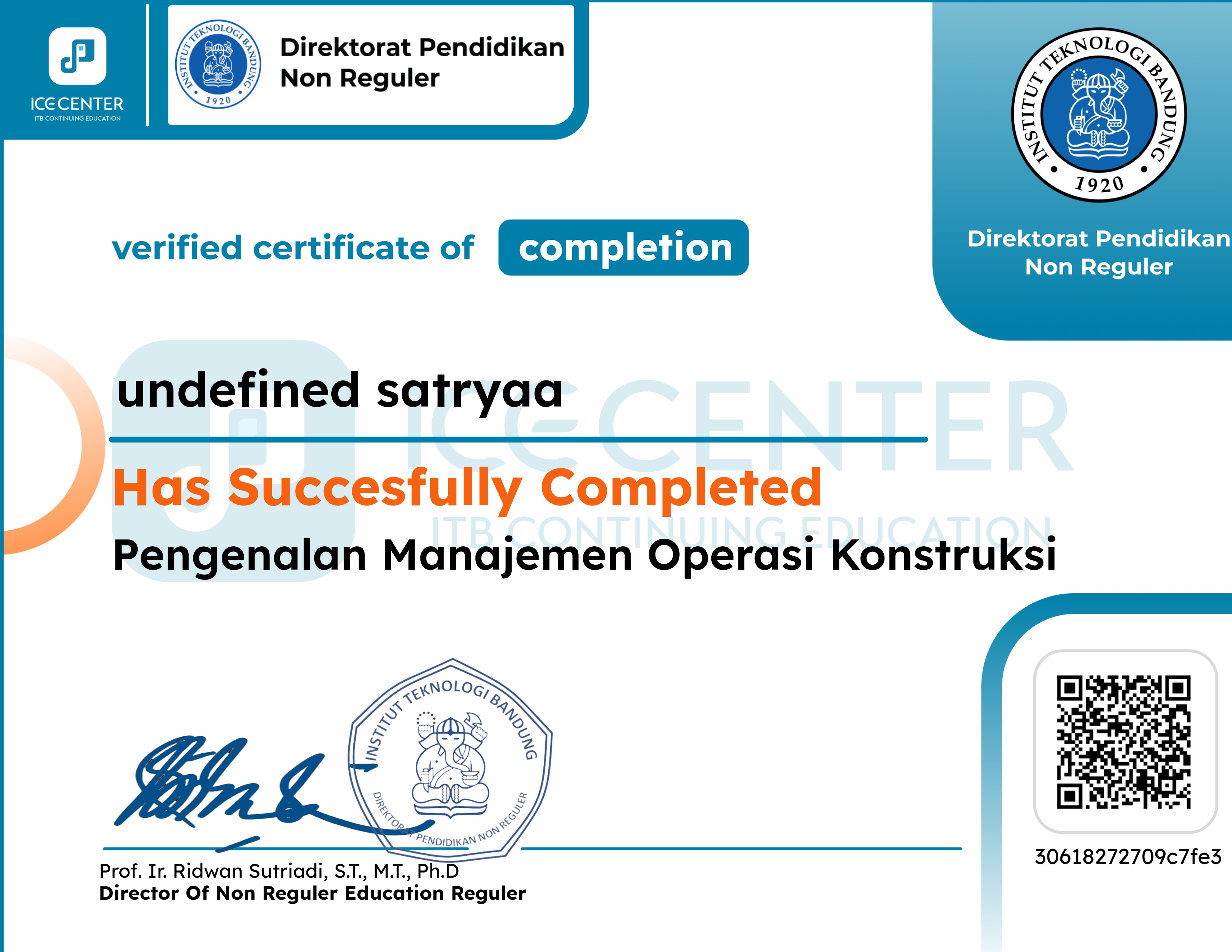 Pengenalan Manajemen Operasi Konstruksi