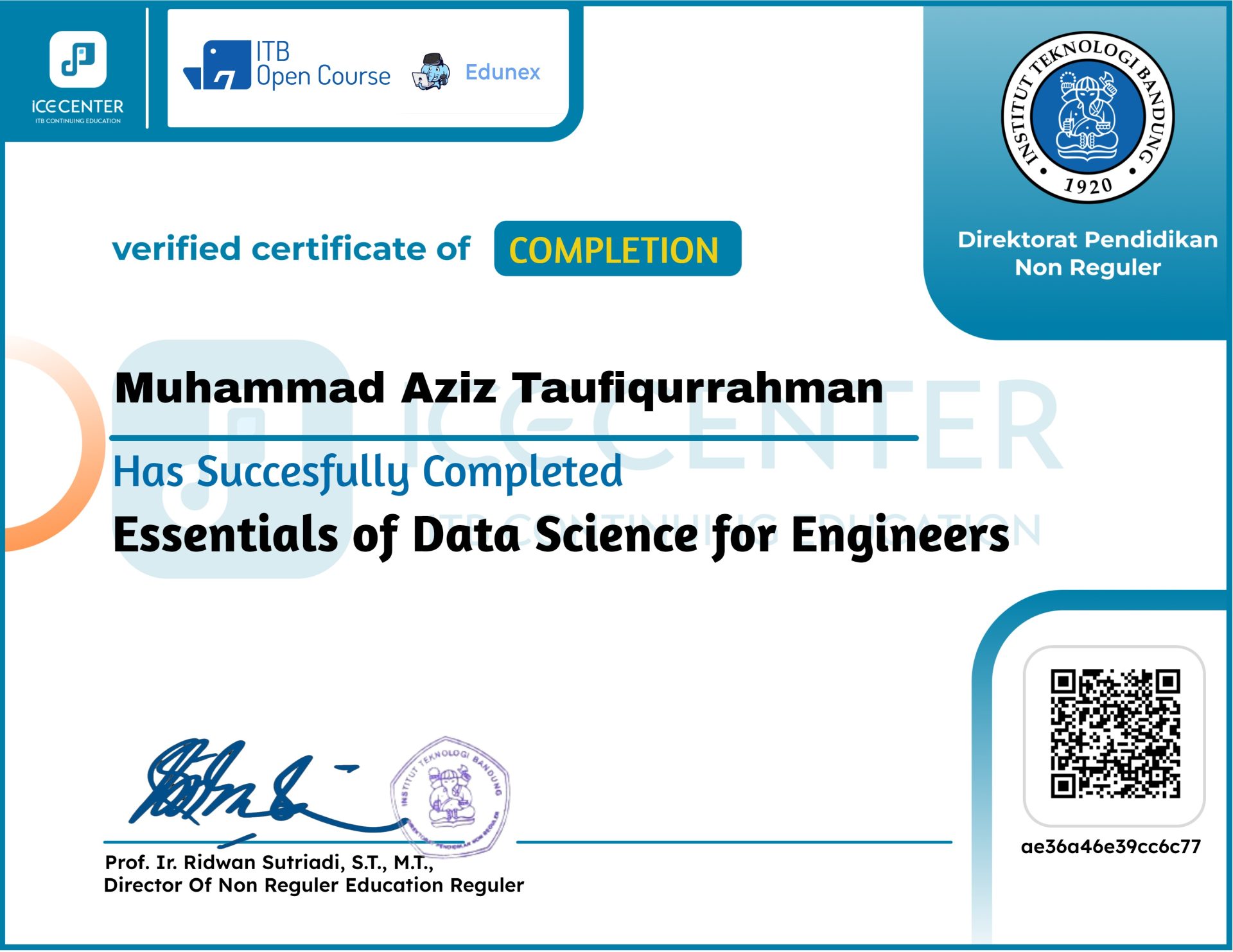 Essentials of Data Science for Engineers