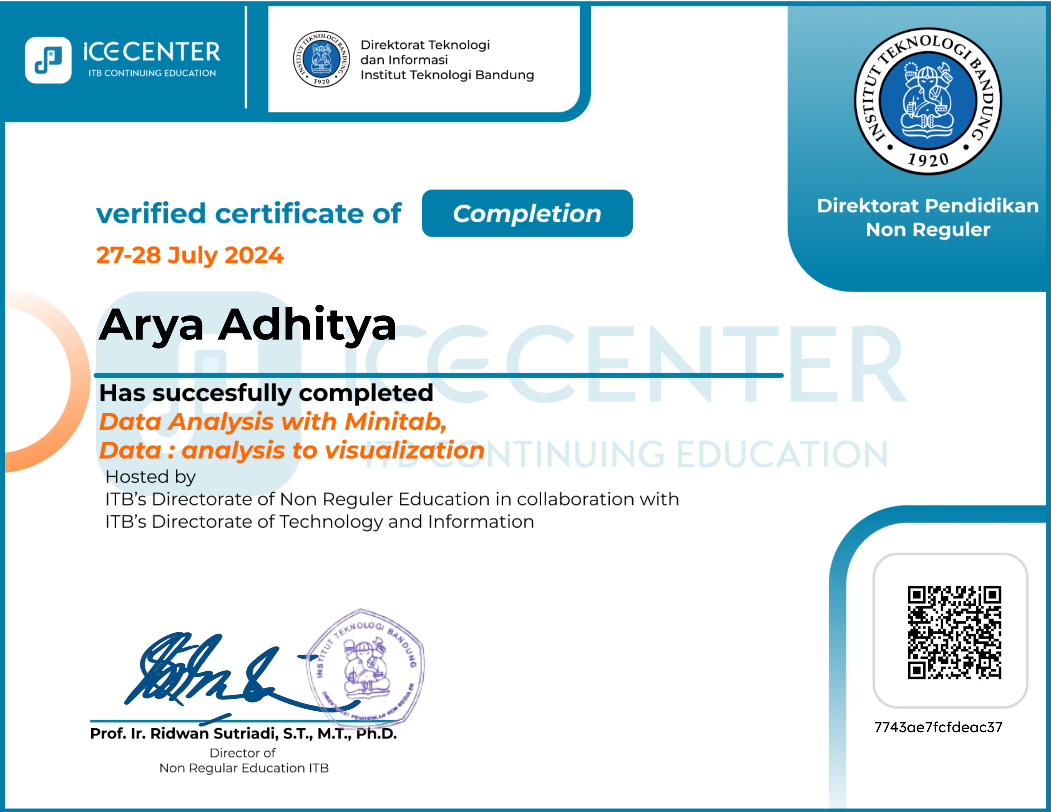 Data Analysis with Minitab
