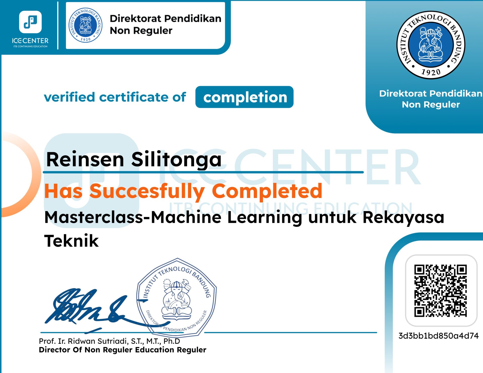 Masterclass-Machine Learning untuk Rekayasa Teknik