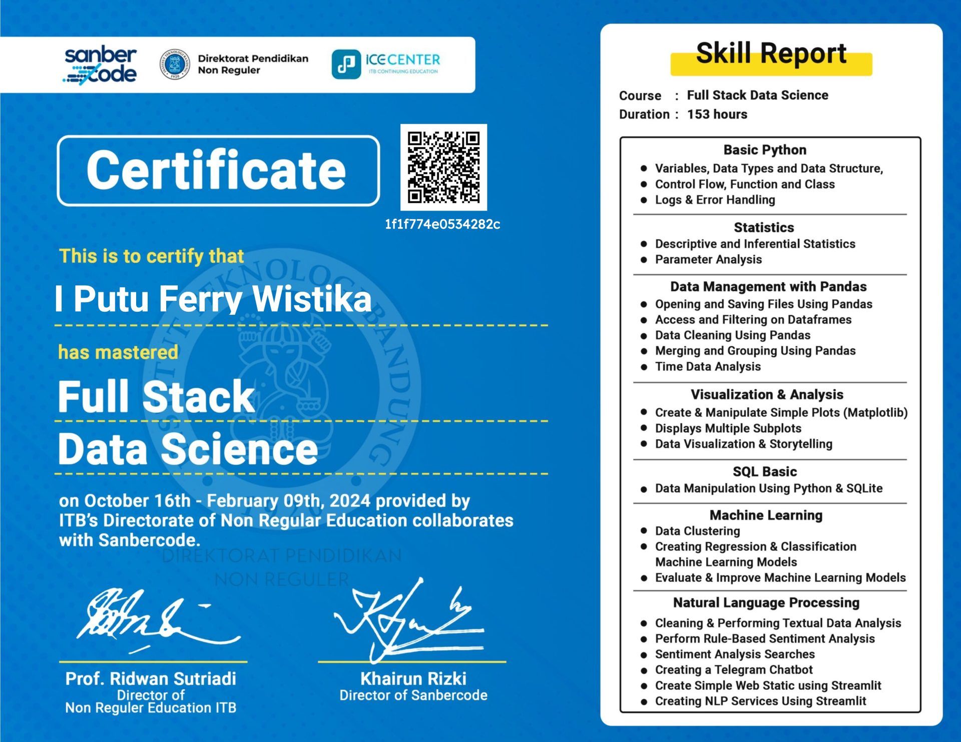 Full Stack Data Science with Python