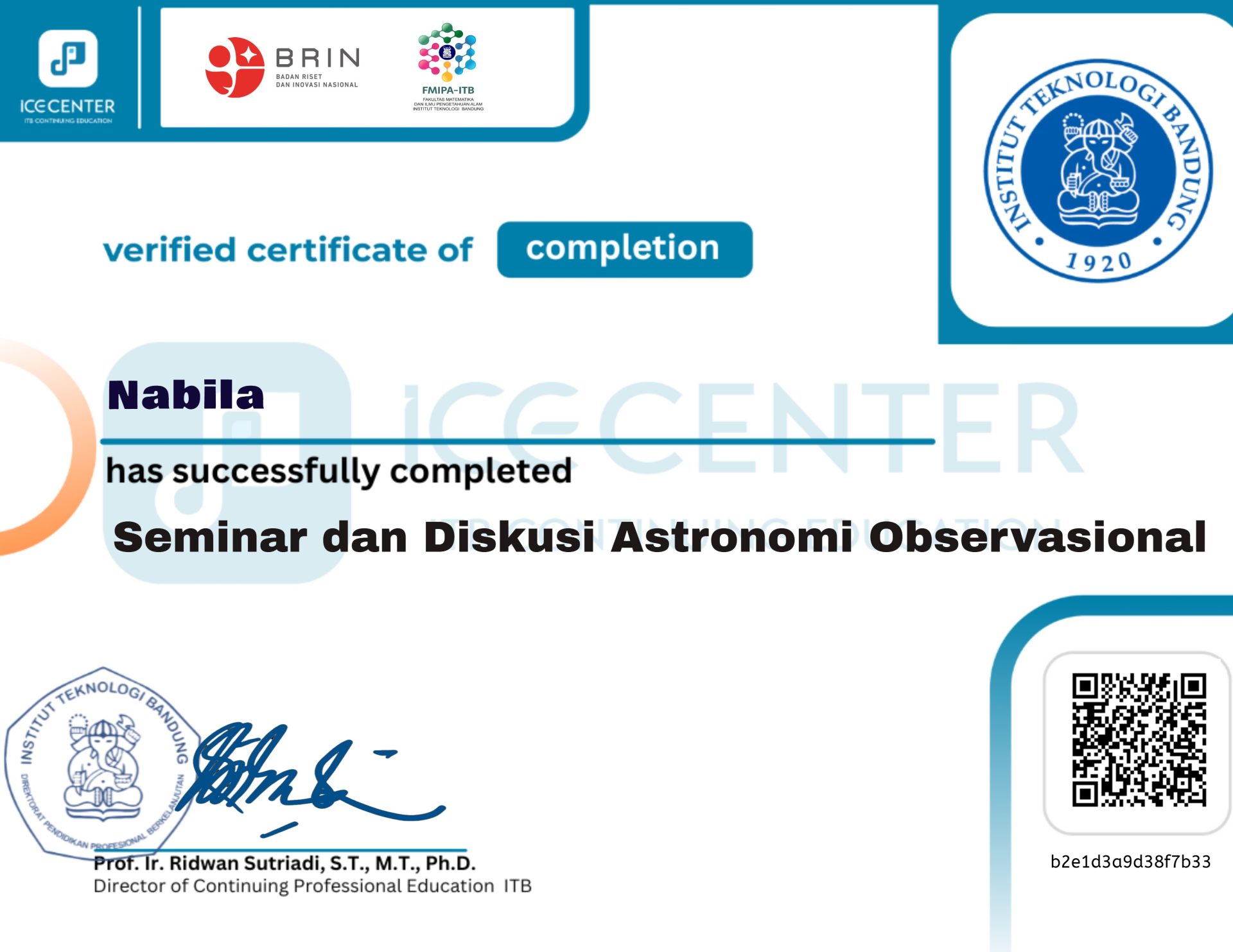 Seminar dan Diskusi Astronomi Observasional