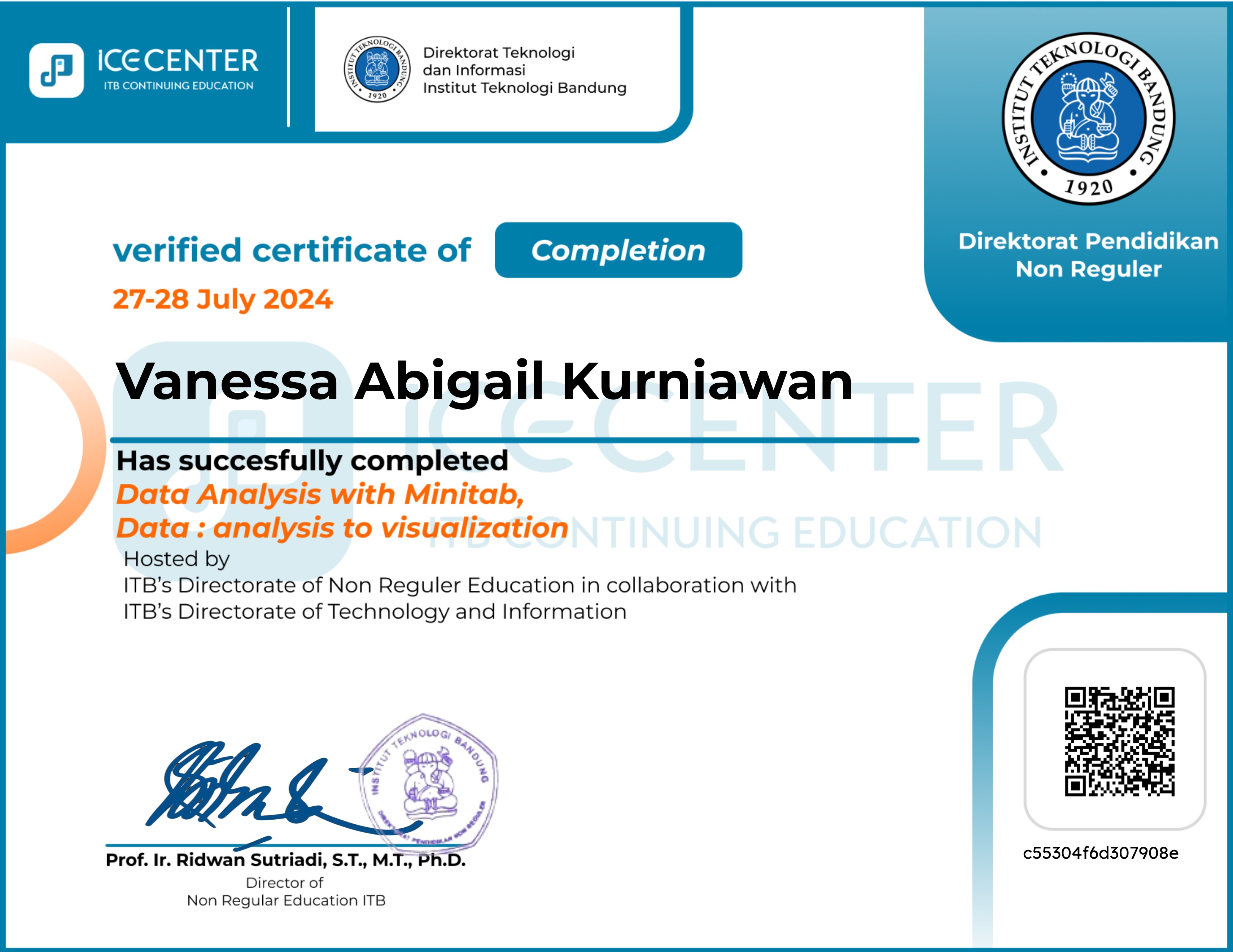 Data Analysis with Minitab