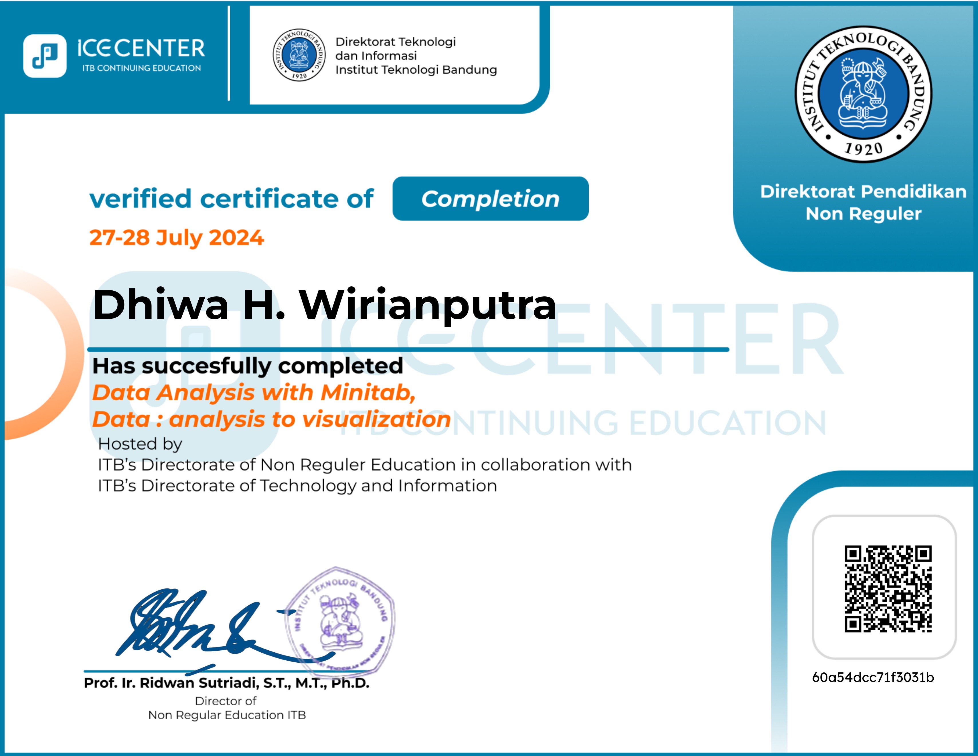 Data Analysis with Minitab