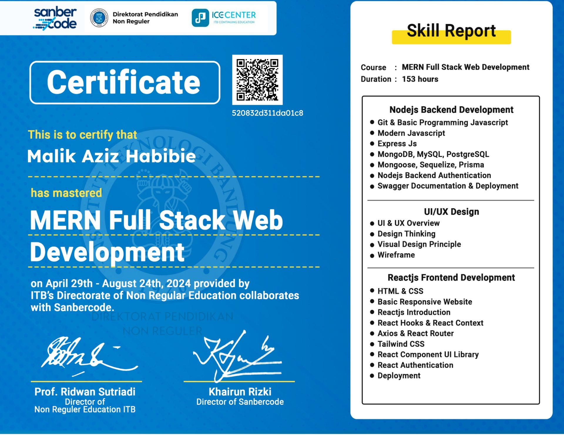 MERN Full Stack Web Development Batch 3