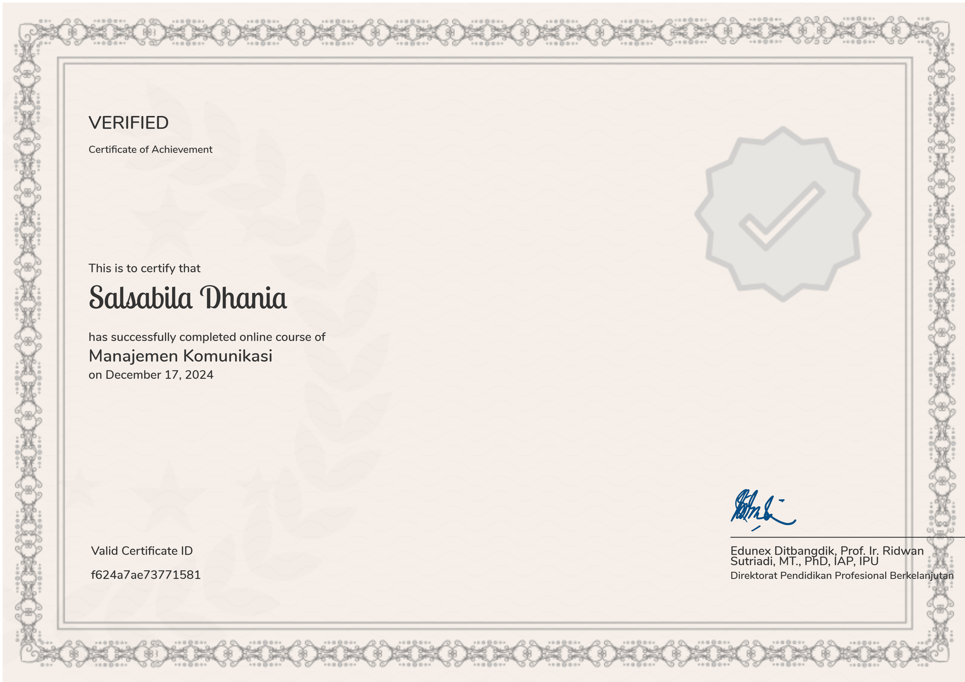 Manajemen Komunikasi