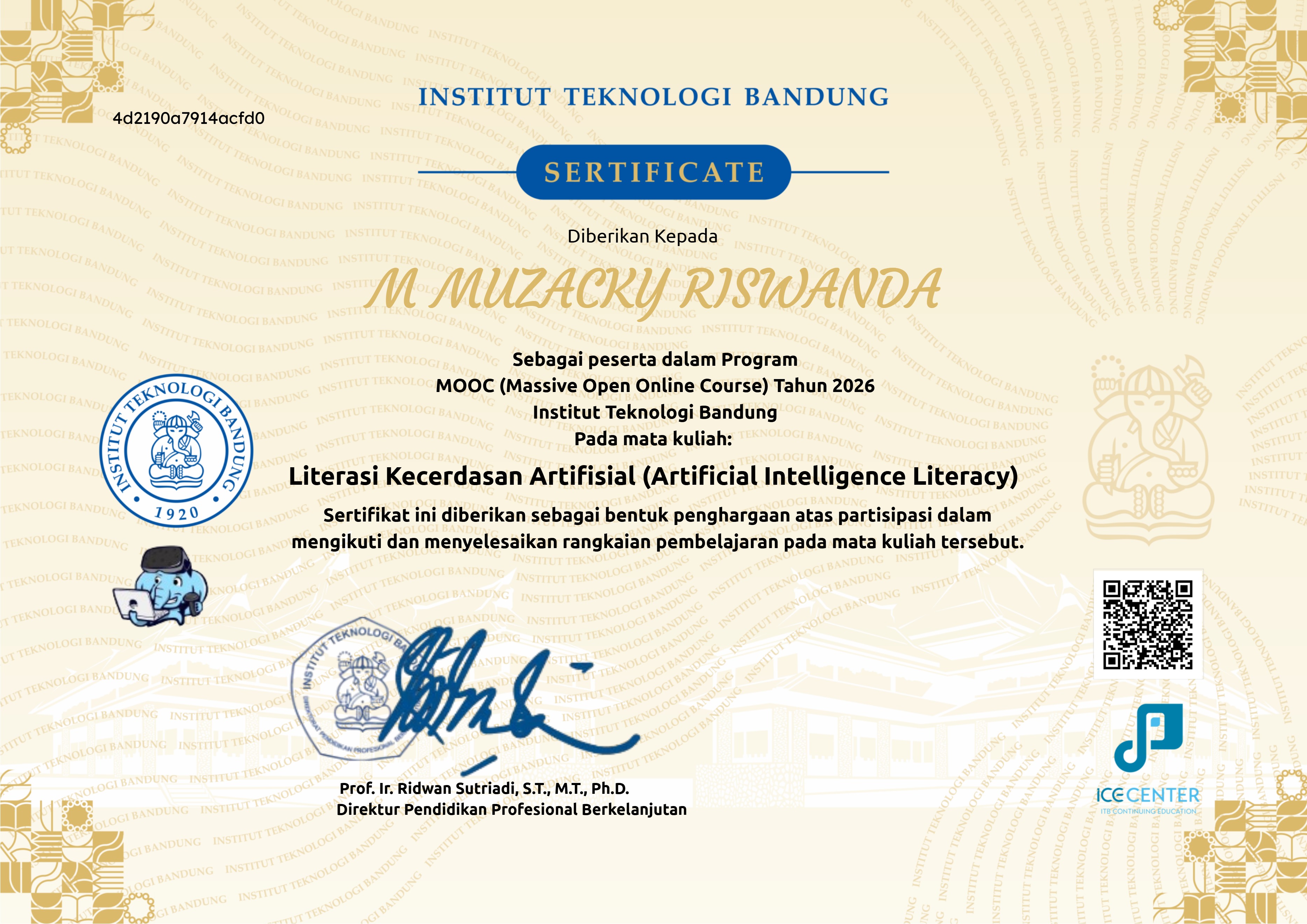 Literasi Kecerdasan Artifisial (Artificial Intelligence Literacy)