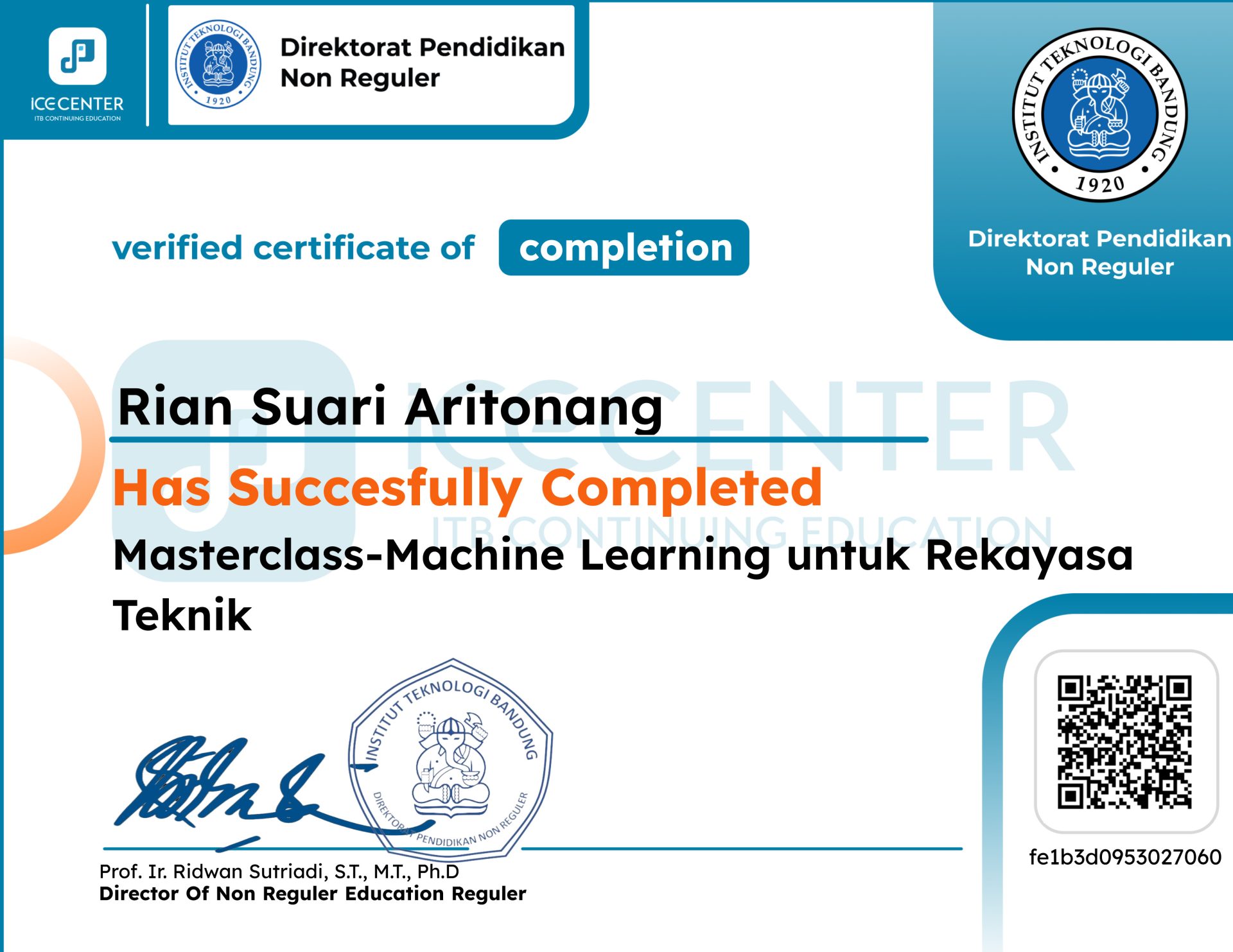 Masterclass-Machine Learning untuk Rekayasa Teknik